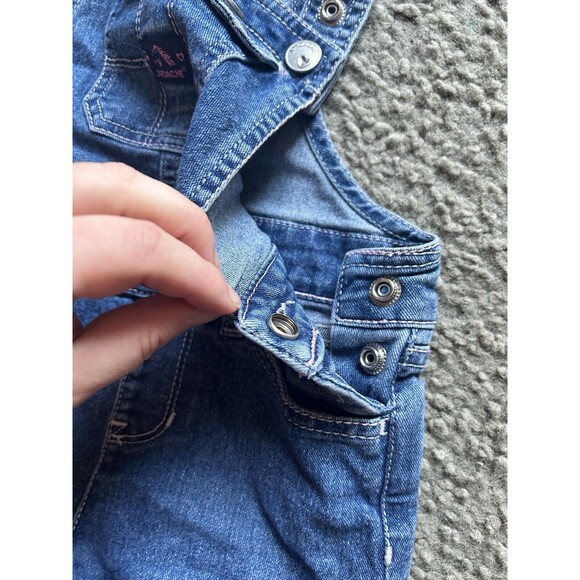 Girl's Jordache Denim Shortalls Overalls. Size 5T - Picture 3 of 4